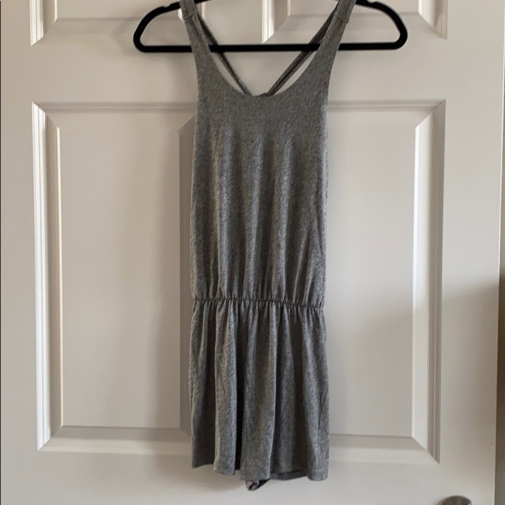 Open Back Shorts Romper